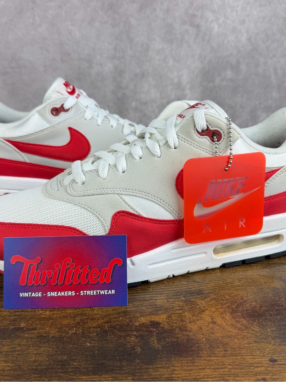 Nike Air Max 1 OG Anniversary Red 2017 Size 13 908375-103 Men’s Shoes Rare
